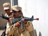 A team of Iraqi army ranger students prepare to enter a shoot house during room clearing training at Camp Taji, Iraq, July 19, 2016. The goal of the ranger school in Iraq is to build a unit of highly trained Iraqi army soldiers who can share their skills throughout their organizations. Camp Taji is one of four Combined Joint Task Force – Operation Inherent Resolve build partner capacity locations dedicated to training Iraqi security forces. (U.S. Army photo by 1st Lt. Daniel Johnson/Released)