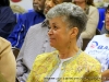 LaVerne Walker listens as Fabian Bedne speaks