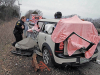 Clarksville Police respond to a Cooper Mini that crashed into a guard rail on Kennedy Lane. The driver was deceased at the scene.