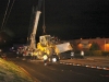 A crane had to be used to remove the front end loader from the top of the cab. (Photo by CPD-Jim Knoll)