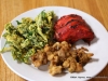 Spinach Pakora, Tandoor Chicken and Chicken Pakoda.