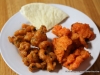 Mushroom Pakora, Fish 65 and Pita Bread.