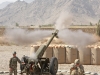 A soldier with the Afghanistan National Army\'s 4th Kandak, 1st Infantry Brigade, 203rd Afghan Army Corps, fires a Russian made D-30 122mm howitzer during a joint training live-fire exercise with soldiers from Battery A, 3rd Battalion, 320th Field Artillery Regiment, 3rd Brigade Combat Team “Rakkasans,