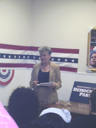 Ms LaVerne Walker makes presentation