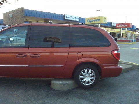 My stuck van