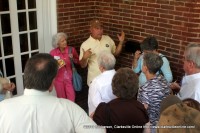 Owner Marlin Huddleston talking about the history of the Johnson-Hach House