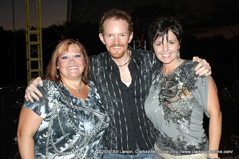 Country Idol Winner Steven Whitson with the other two finalists.