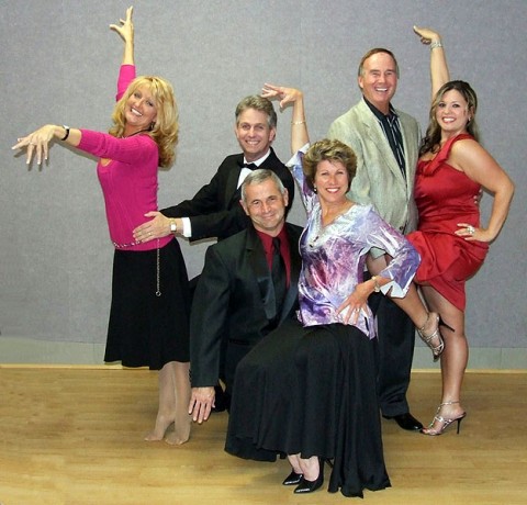 Local competitors vying for Altrusa “Dancing with the Stars” of Clarksville are (L to R): Sandra Ford, Jim Knoll, Conrad Edington, Kim McMillan, Ronnie Hunter and Britney Campbell.