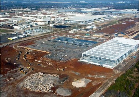 Nissan electric vehicle battery plant #7