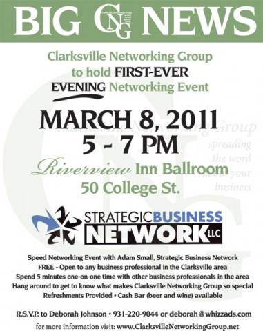 Clarksville Networking Group Special Evening Event