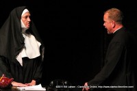 Sister Aloysius confronting Father Flynn