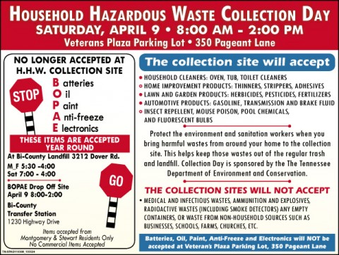 Bi-county holds Household Hazardous Waste Day
