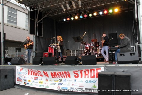 The Beagles performing at the 2011 Rivers and Spires Festival