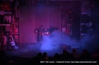 One of the foggy scenes during the Civil War Musical at the Roxy