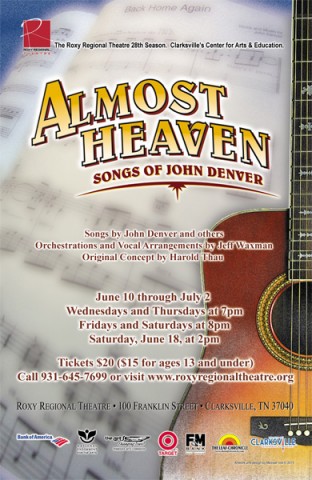 Almost Heaven at the Roxy Regional Theatre