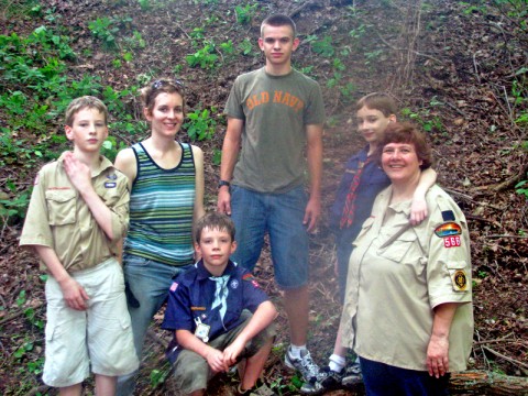 Volunteers from last years Clarksville Greenway Trails Cleanup. 