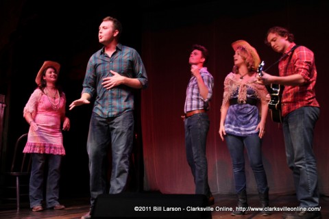 The cast of Almost Heaven, the John Denver Musical