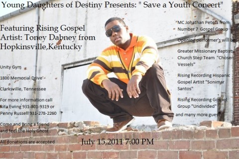 Young Daughters of Destiny present "Save a Youth" Concert.