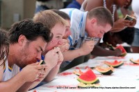 Some of the 18-45 group at the Watermelon Eating Contest