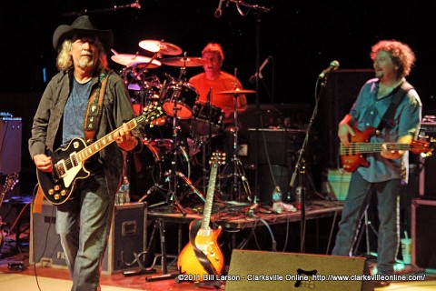 John Anderson performing with his band