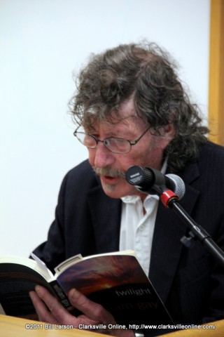 Author William Gay reading from his third novel Twilight at the 2011 Clarksville Writer's Conference