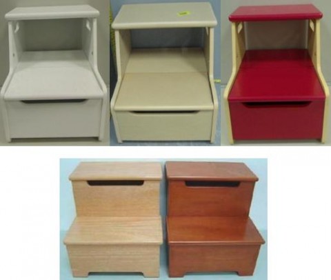Recalled wooden step stools. Recalled wooden step stools.