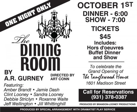 "The Dining Room" opens for one night only