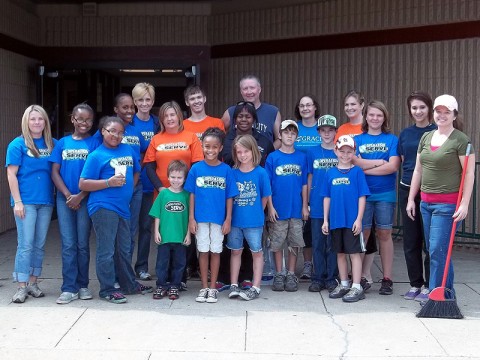 Grace Community Church’s Operation SERVE program who lent a helping hand to the Kleeman Community Center