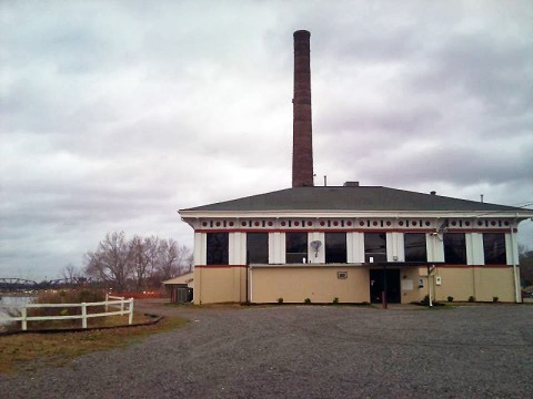 The old waterworks building is now The Lighthouse Cafe & Christian Concert Hall.