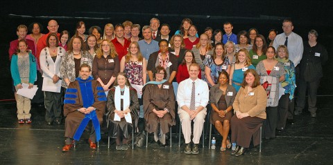 The Alpha Sigma Lambda nontraditional honor society at Austin Peay State University inducted several students into its chapter March 24th. (Contributed photo)