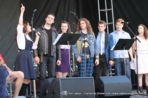 A Performance by the Roxy Regional Theatre opened the 2012 Rivers and Spires Celebration