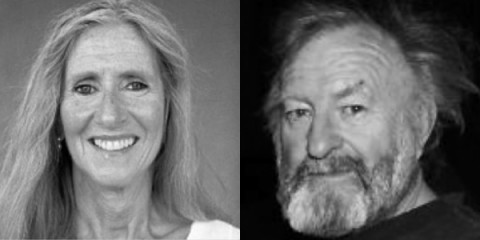 Poets Pam Uschuk (left) and William Pitt Root (right) will read on April 23rd at Austin Peay State University.