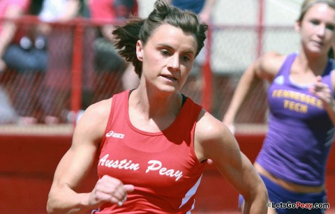 APSU Women's Track and Field's Chantelle Grey. (Courtesy: Brittney Sparn/APSU Sports Information)