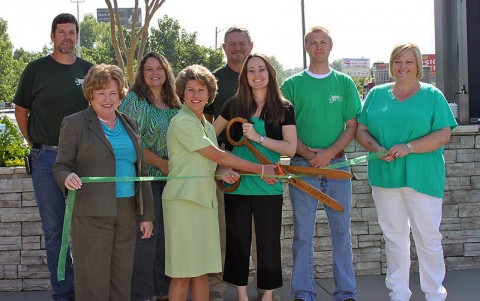 Action Air Conditioning Service Inc. Green Ribbon Cutting ceremony.