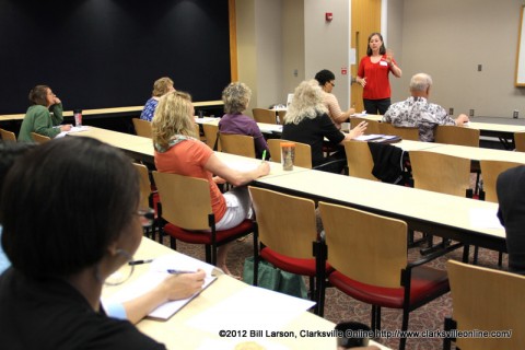 Tracy Barrett at the 2012 Clarksville Writer's Conference