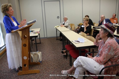 Marianne Walker at the 2012 Clarksville Writer's Conference