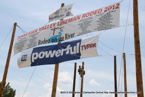 Tennessee Valley Electric Lineman Rodeo at McGregor Park in Clarksville, Tennessee