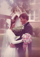 On July 23rd, 1977, Mary Hopson and Mickey Fisher became husband and wife.