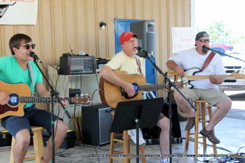 The Back Lot Pickers, Donald Greene and Lucian Greene, along with Jimmy Meek played at the 104th Annual Lone Oak Picnic.