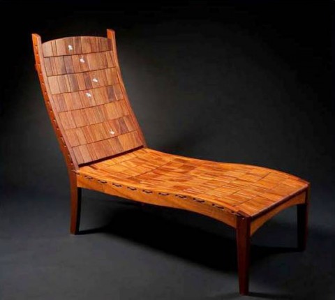Ginkgo Chaise by Alan Daigre