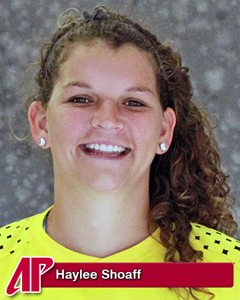 Austin Peay would challenge Eastern Kentucky keeper Erika Wolfer, forcing her to make 10 saves, including eight in the second half. - Haylee-Shoaff