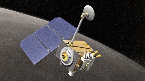 NASA's Lunar Reconnaissance Orbiter has been studying the moon since June 2009. (Credit: NASA) NASA's Lunar Reconnaissance Orbiter has been studying the moon since June 2009. (Credit: NASA)