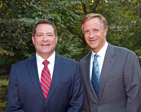 Mark Green and Tennessee Governor Bill Haslam Mark Green and Tennessee Governor Bill Haslam