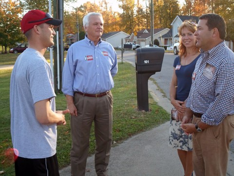 Lt. Governor Ron Ramsey out campaigning with Mark Green. Lt. Governor Ron Ramsey out campaigning with Mark Green.