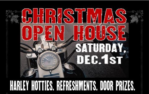 Appleton Harley-Davidson Christmas Open House Saturday