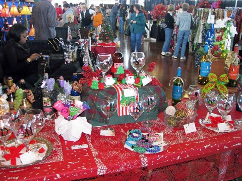 “Handmade Holidays”  features over 40 booths with different items to choose from.