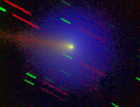 Comet Wirtanen. (Photo Max-Planck-Institut f|r Aeronomie, courtesy T. Credner, J. Jockers, T.Bonev) Comet Wirtanen. (Photo Max-Planck-Institut f|r Aeronomie, courtesy T. Credner, J. Jockers, T.Bonev)