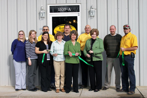 Green Certification ribbon cutting for Mainstream Heating & Cooling