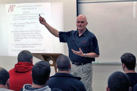 APSU head coach Kirby Cannon. (Courtesy: Austin Peay Sports Information) APSU head coach Kirby Cannon. (Courtesy: Austin Peay Sports Information)