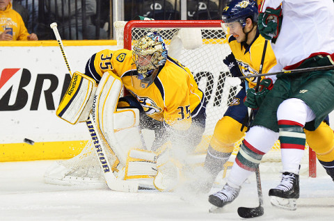 NHL - Nashville Predators goalie Pekka Rinne (35). (Photo by Don McPeak, USA TODAY Sports) NHL - Nashville Predators goalie Pekka Rinne (35). (Photo by Don McPeak, USA TODAY Sports)